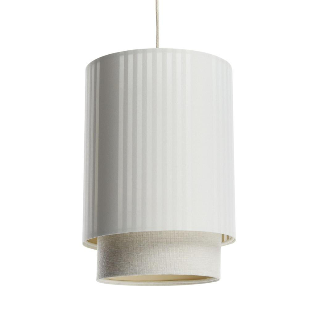 HÄNGELEUCHTE Weiß 25/105 cm - Weiß, Kunststoff (30/0.4/105cm) - ONZENO
