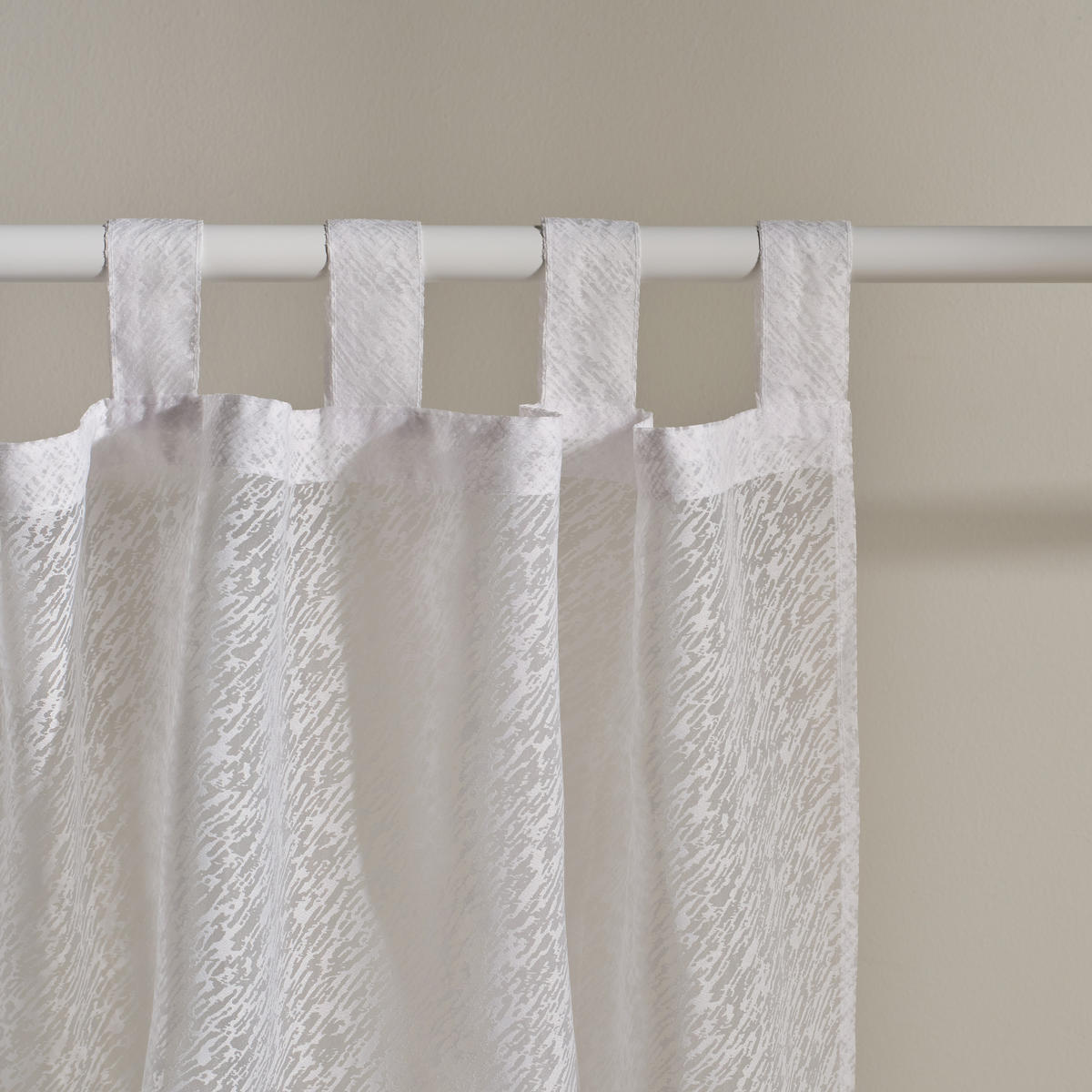 VORHANG Hianto - Weiß, Textil (140/1/250cm) - home&you