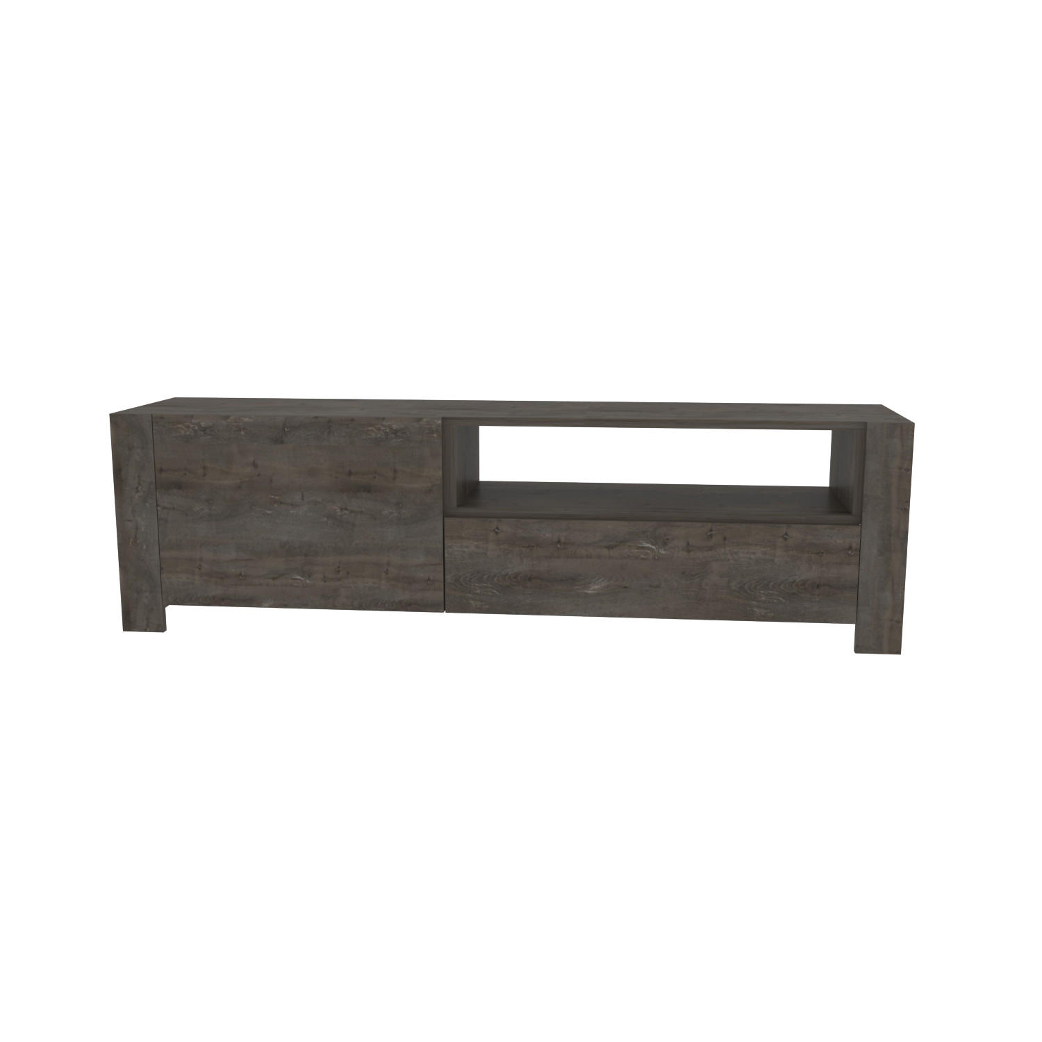 TV-ELEMENT Piedmont Wenge - Walnussfarben, Holzwerkstoff (160/46/36.8cm)