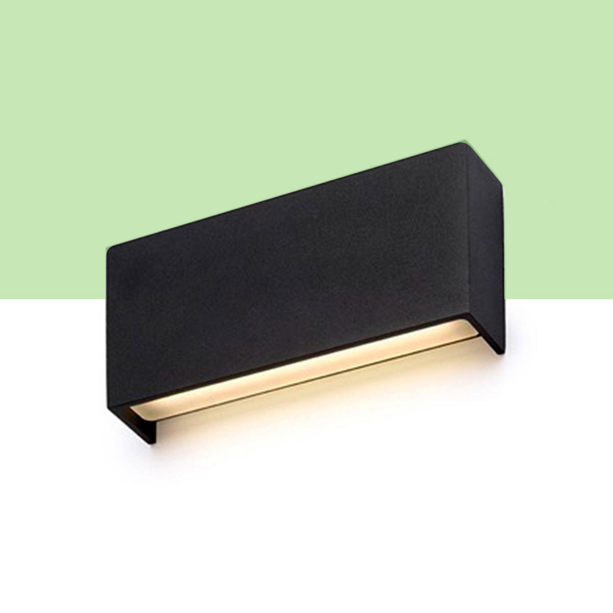 AUSSENLEUCHTE TORINO Schwarz 10 W IP54 - Schwarz, Metall (35/18/9cm) - Rendl