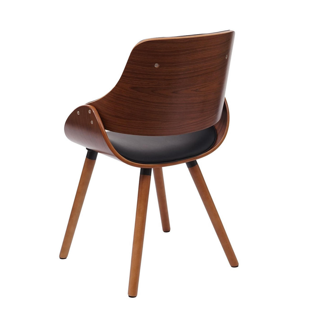 ESSZIMMERSTUHL Schwarz - Schwarz, Textil (53/84/54cm) - MCW