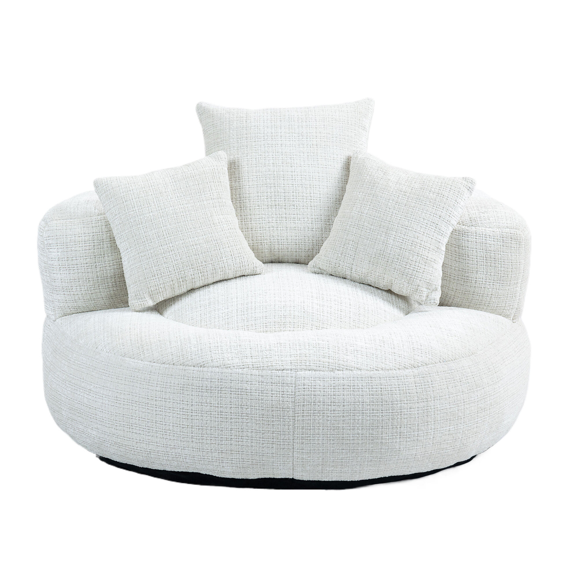 Chicfurn Sitzsack Beige 108x52x108 cm