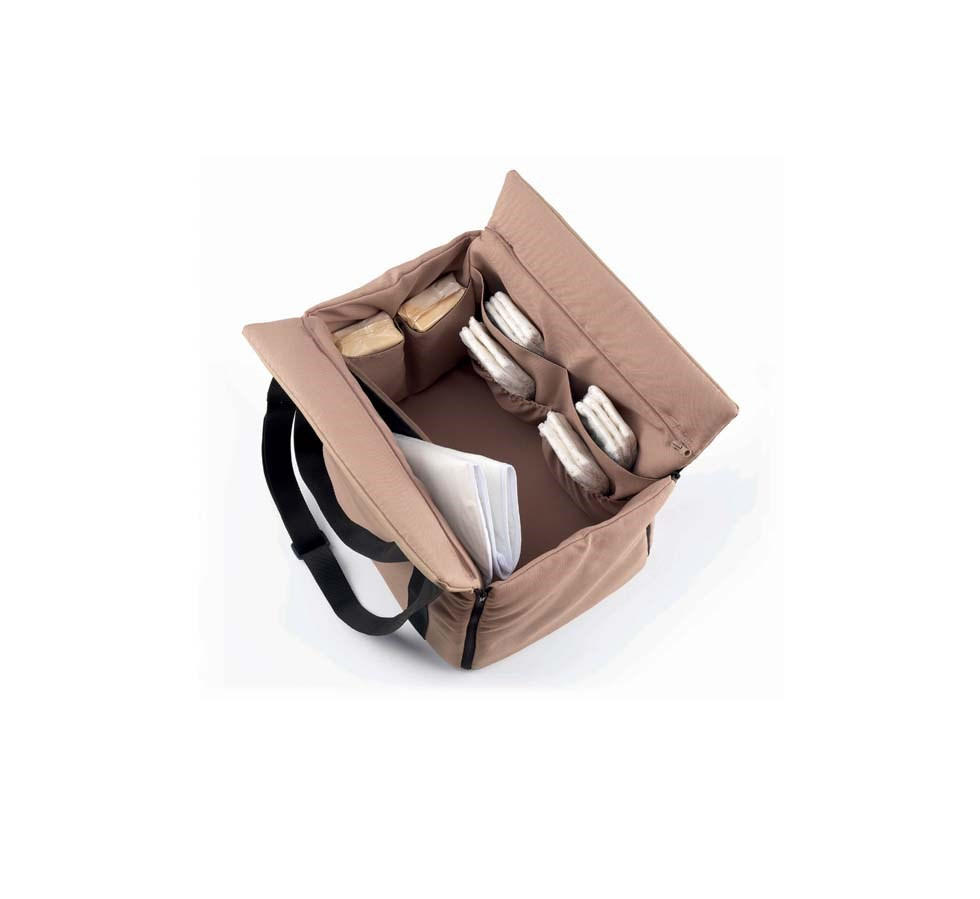 WICKELTASCHE Travelling inklusive Wickelauflage - Beige, Kunststoff (450/37/37cm) - Cam il Mondo del Bambino S.p.A.