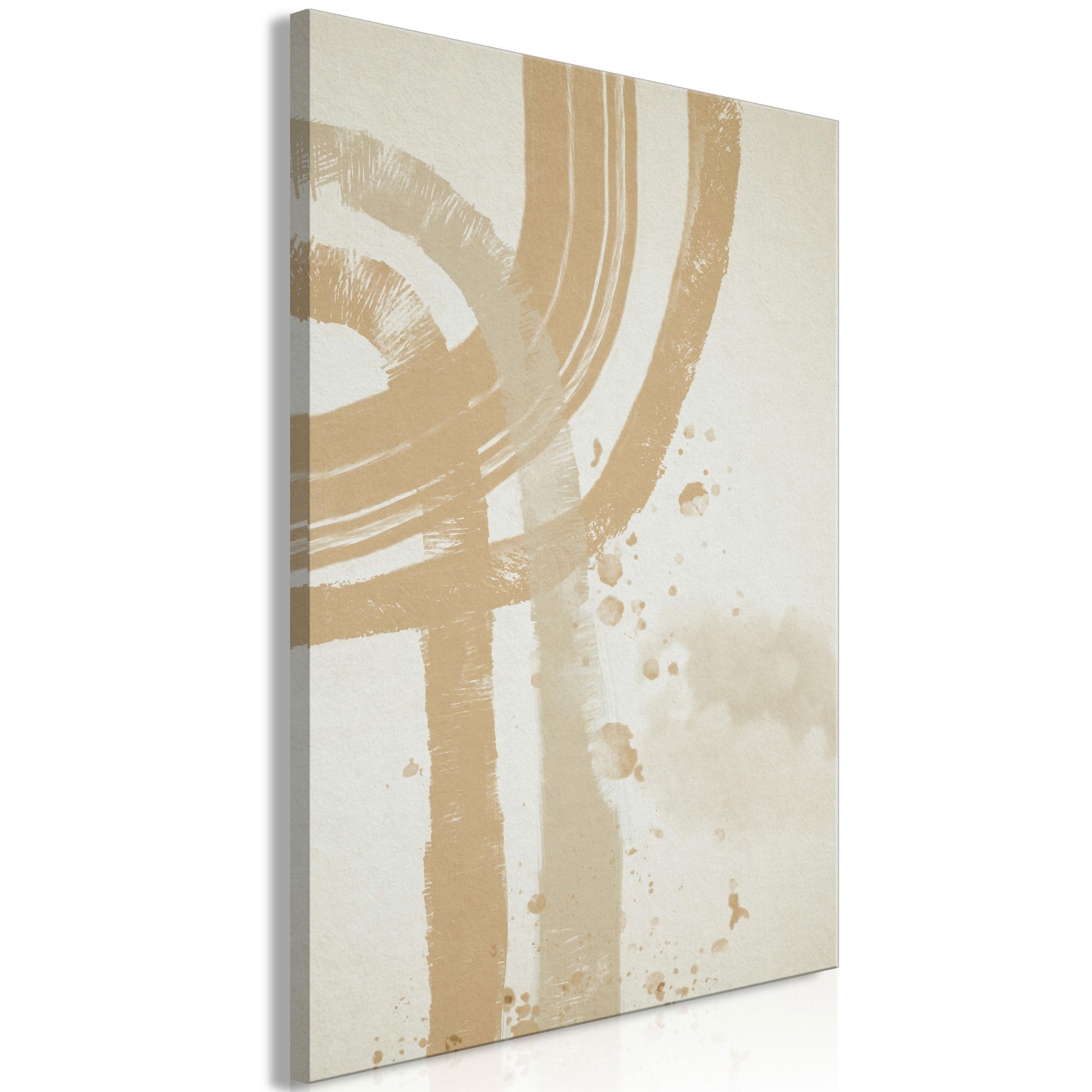 KUNSTDRUCK Braun 40/60 cm - Braun/Grau, Textil (40/60cm) - KUNSTLOFT