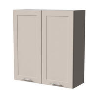 HÄNGESCHRANK Oslo W4/90 Grau / Kaschmir Matt 90 / 32,5 / 96cm - Kaschmir/Grau, Holz/Holzwerkstoff (90/96/32.5cm) - Feldmann-Wohnen