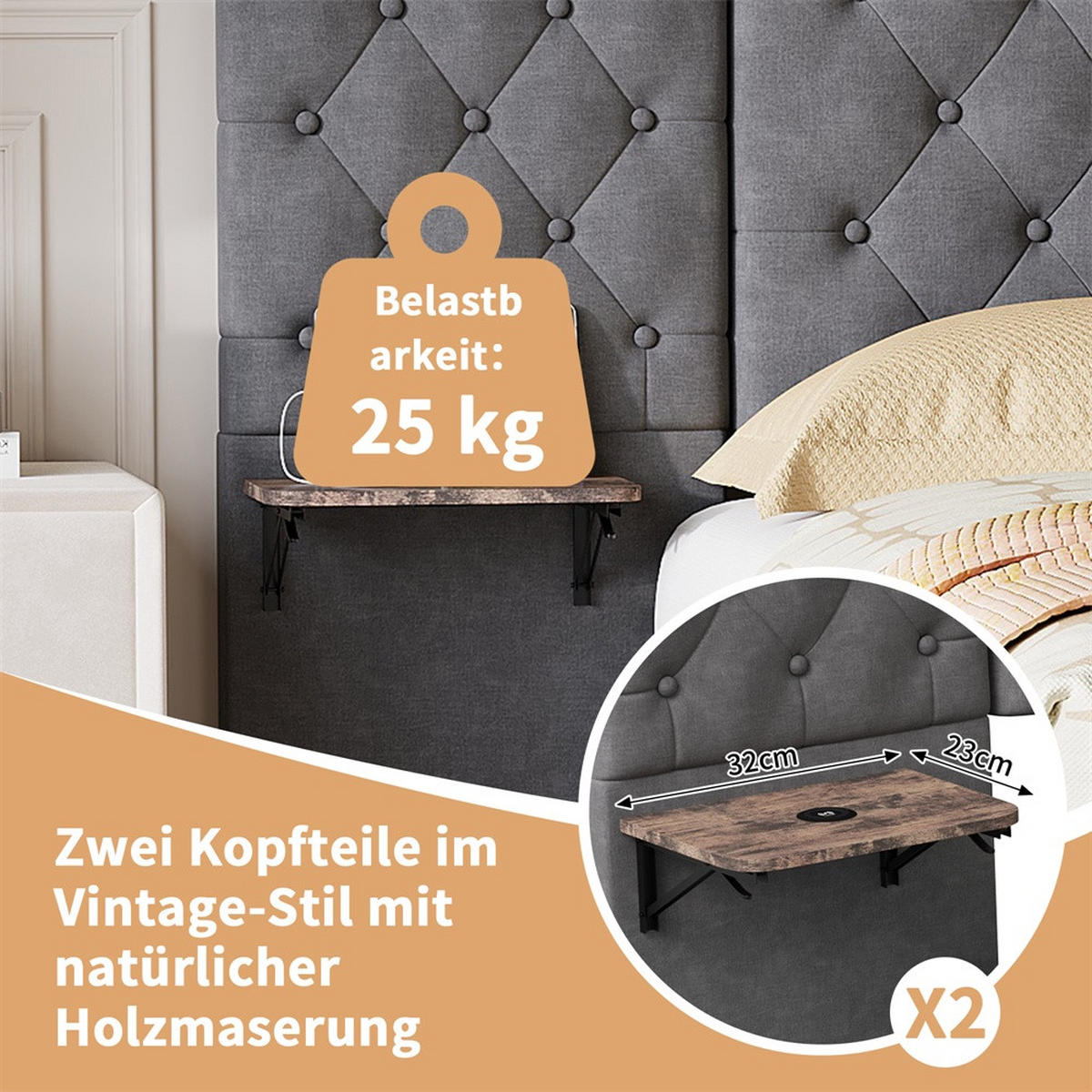 POLSTERBETT 160x200cm mit USB- & Type-C Ladeanschluss -Hydraulik-Stauraum und LED-Beleuchtung - Grau - Grau, Textil (160/200cm) - DELFA