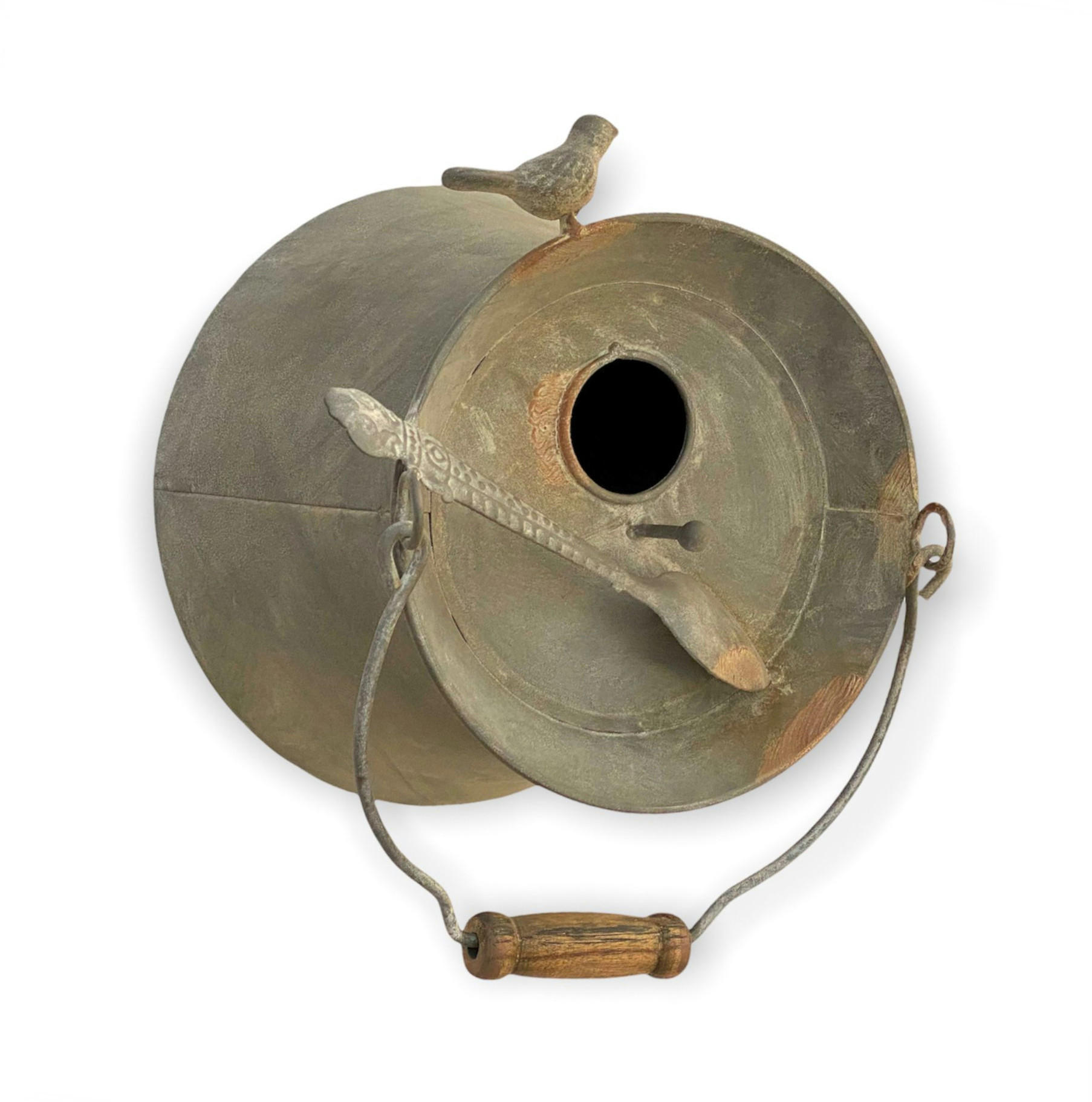 DanDiBo Vogelhaus Grau 22x26x19 cm
