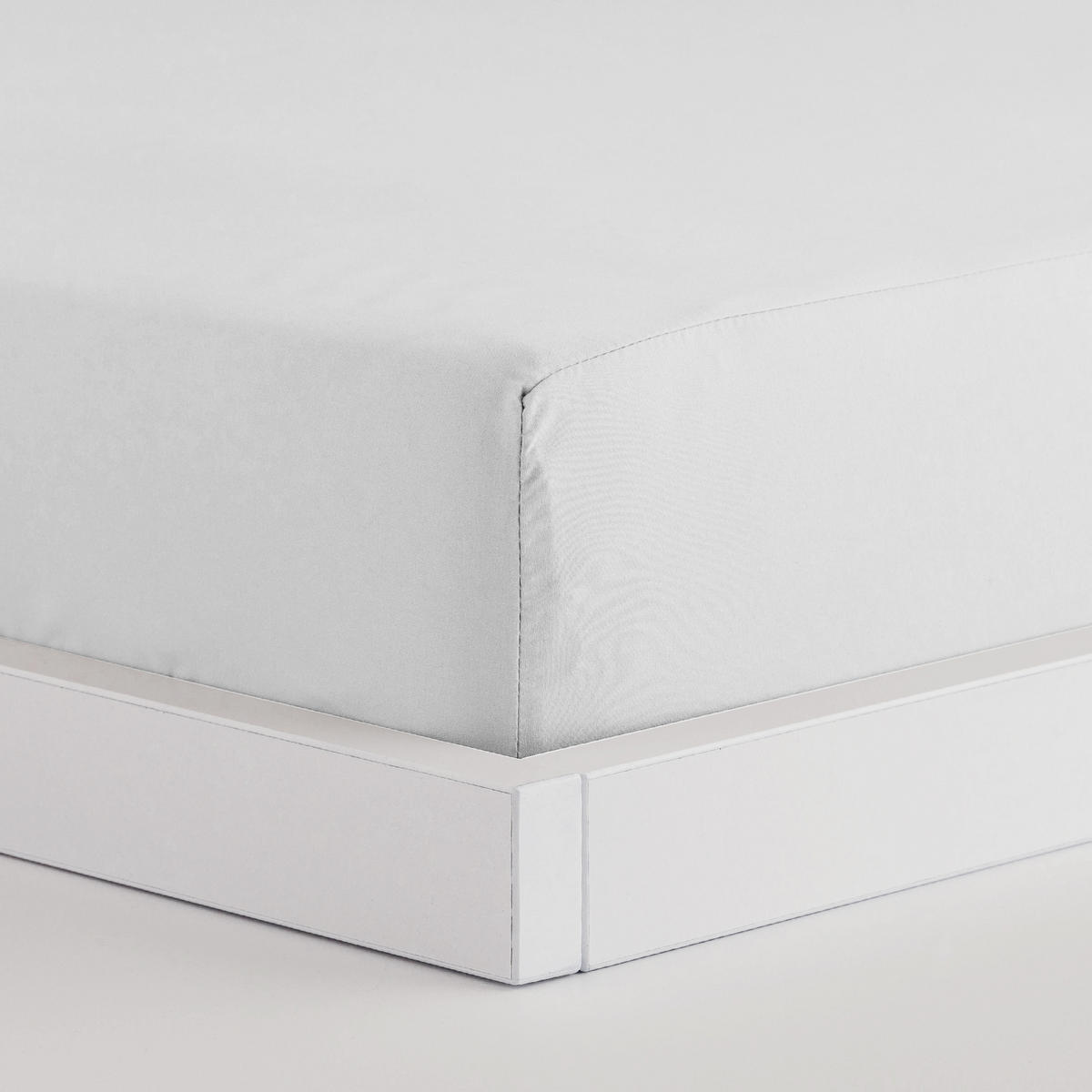 SPANNBETTTUCH Satinette - Ecru, Textil (180/200cm) - home&you