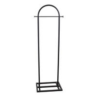 KLEIDERSTÄNDER Fabri2 Schwarz - Schwarz, Metall (35/160/50cm) - LOFT42