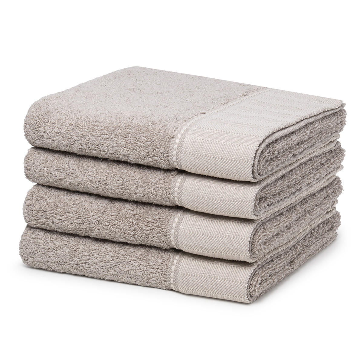 HANDTUCH Brooklyn 4er-Set - Braun, Textil (50/100cm) - MÖVE