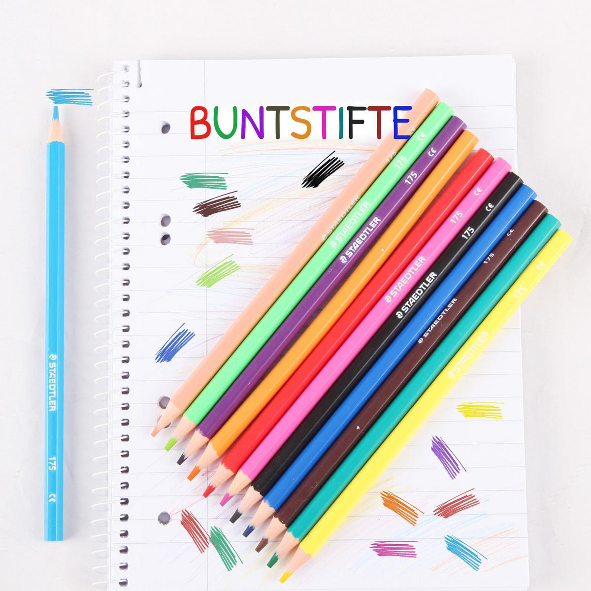 BUNTSTIFTE 12 Farben 2er-Pack - Gelb/Multicolor, Naturmaterialien (9/19cm) - Bestlivings