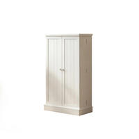 HIGHBOARD DE-38818 60/30/104 cm 5 Hauptfächer und Türregale Weiß - Weiß, Holzwerkstoff (60/104/30cm) - ComfortXL