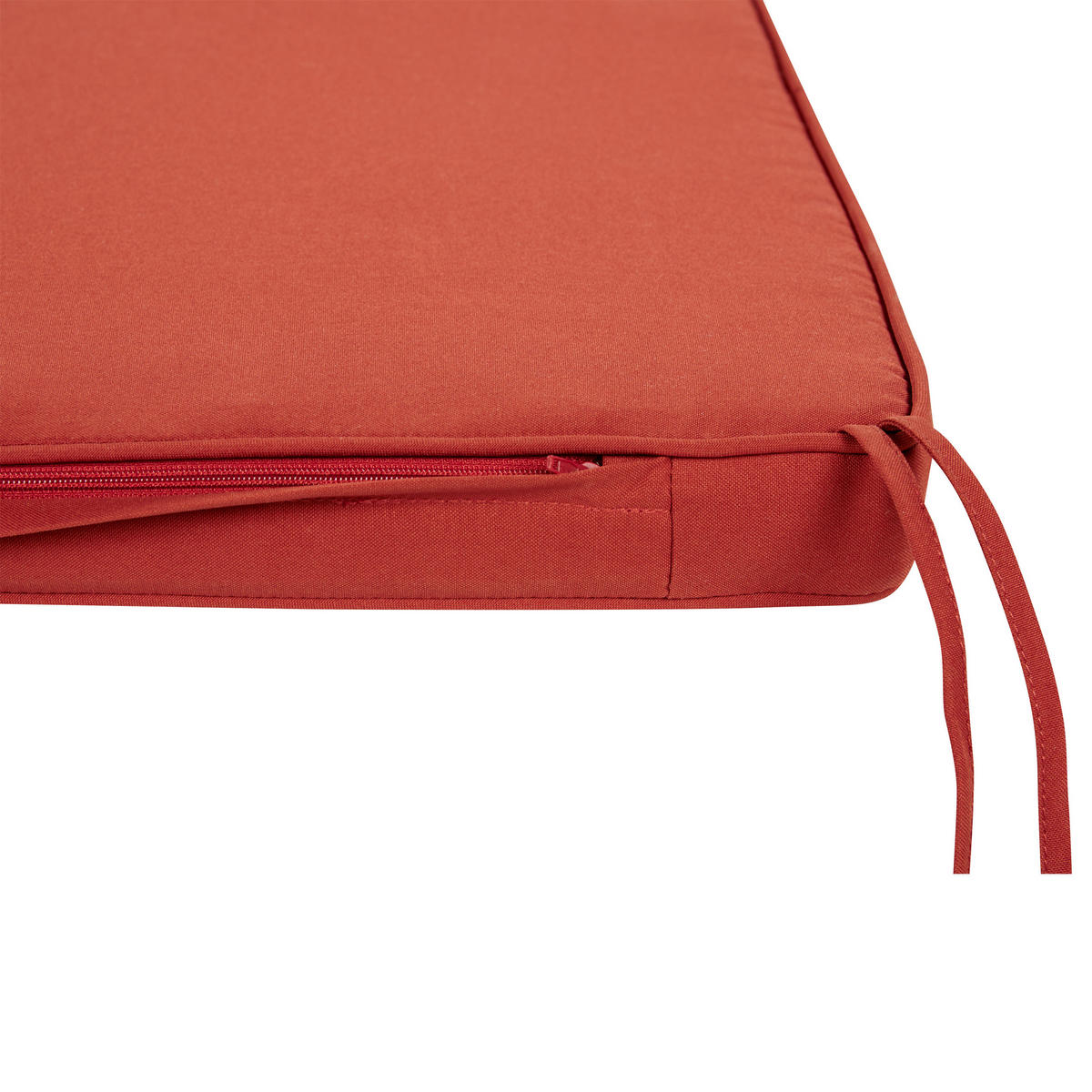 SITZBANKPOLSTER KISSEN Rot Sovana - Rot, Textil (148/5/45cm) - Beliani