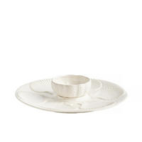 SERVIERTELLER Stellamarina - Weiß, Keramik (32.8/7/32.8cm) - home&you