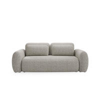 SOFA Carmela 3 Sitzplätze Hellgrau - Grau, Holz (266/95/121cm) - Petits-meubles