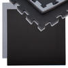 PUZZLEMATTE 90x90x2 cm, Schwarz - Schwarz, Kunststoff (90/90cm) - eyepower