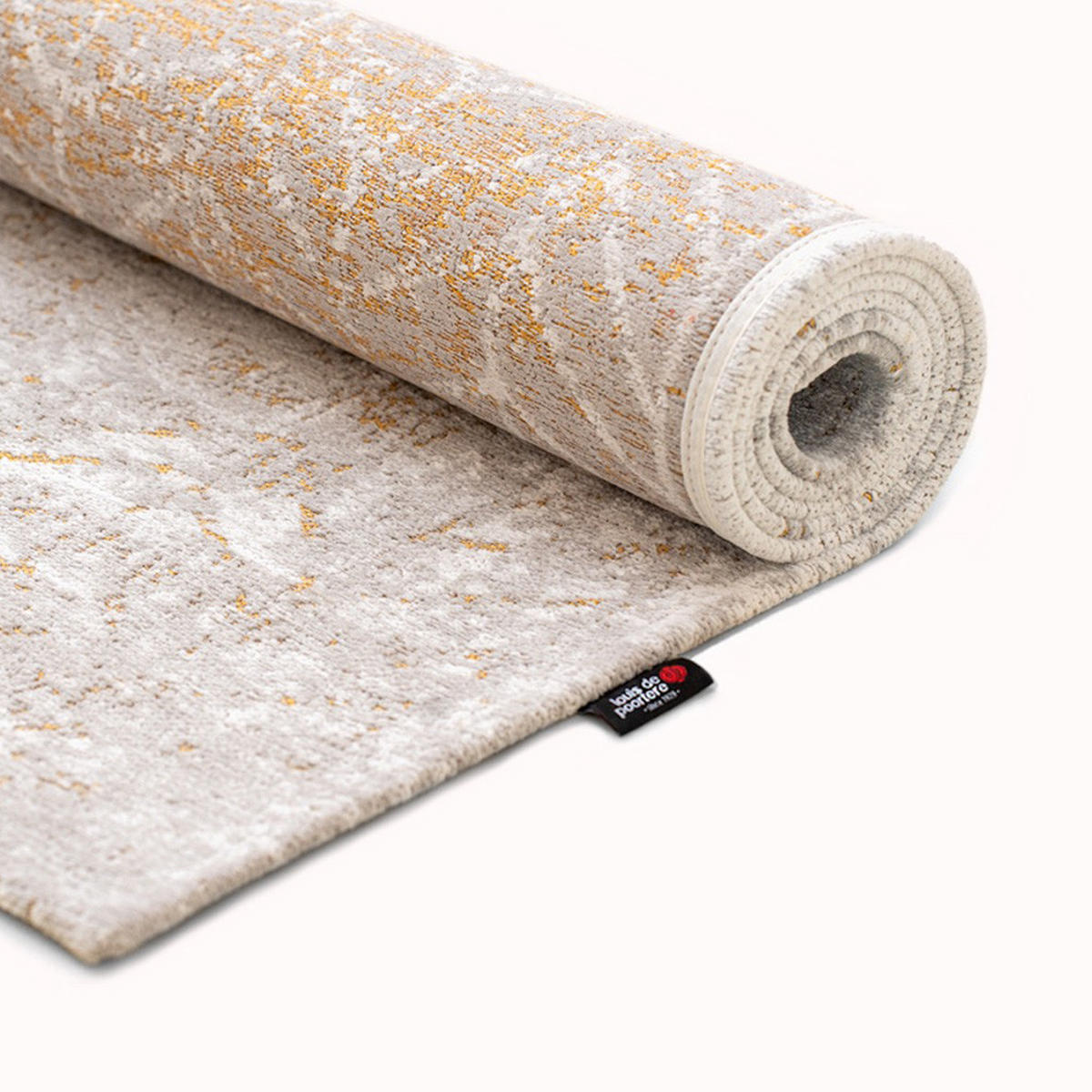 TEPPICH Central Yellow Mad Men Jacob's Ladder 170/240 cm - Beige, Textil (170/240cm) - Louis De Poortere