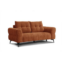 SOFA SALVINI 2,5-Sitzer, orange - Orange, Holz/Textil (206/88/99cm) - Courtois Laville