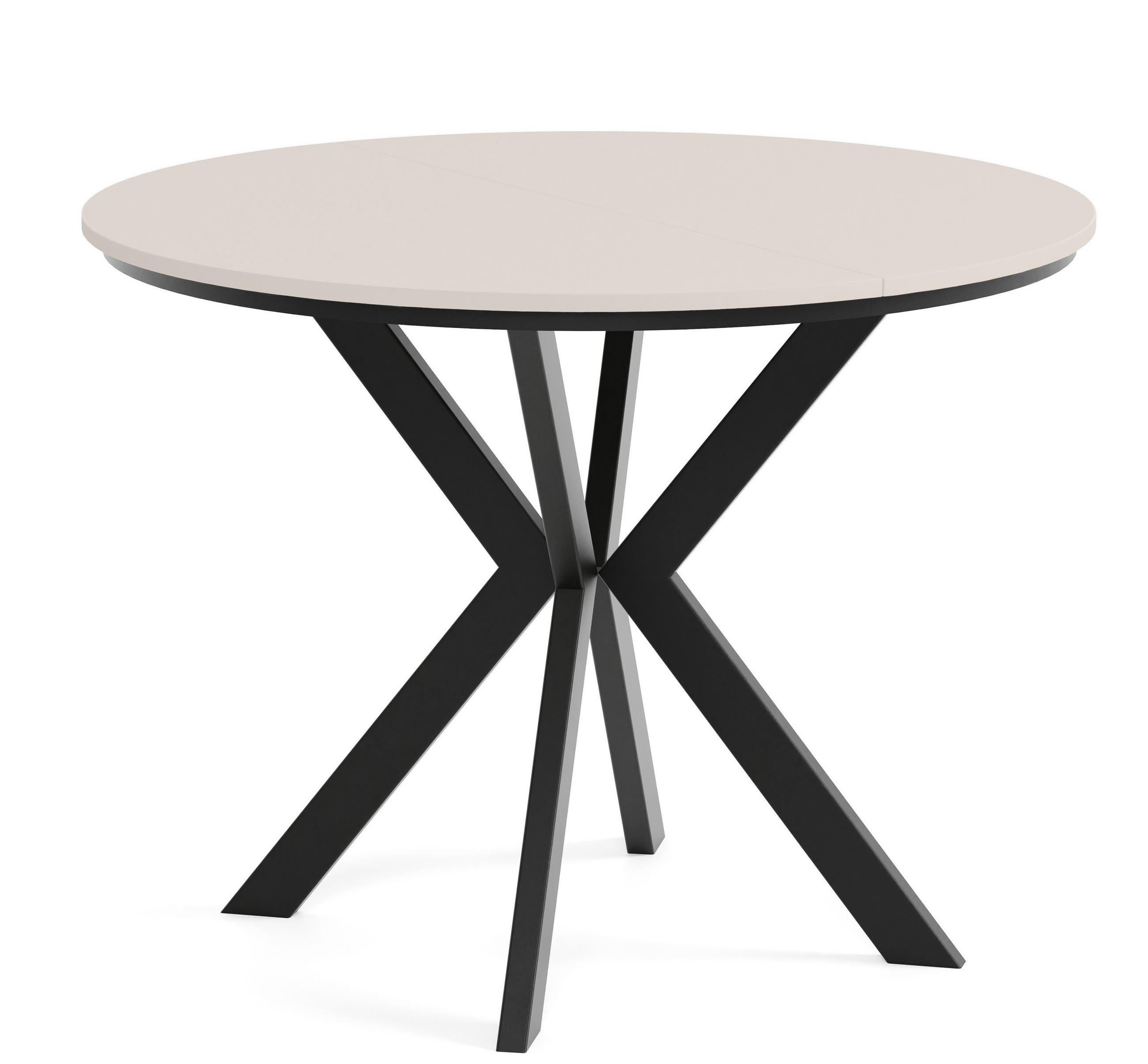 Sepro Meble Tisch Kaschmir, Schwarz 100x76x100 cm