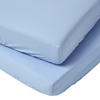 BABY-SPANNBETTLAKEN 2er-Set, Ägyptische Baumwolle, 60/120 cm - Blau, Textil (60/120cm) - Homescapes