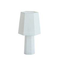 TISCHLAMPE Musabo Weiß Ø25/49 cm - Weiß, Textil (25/25/49cm) - Light & Living