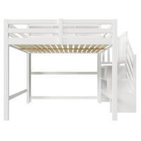 HOCHBETT 140/200 cm Weiß - Weiß, Holz - Raumix