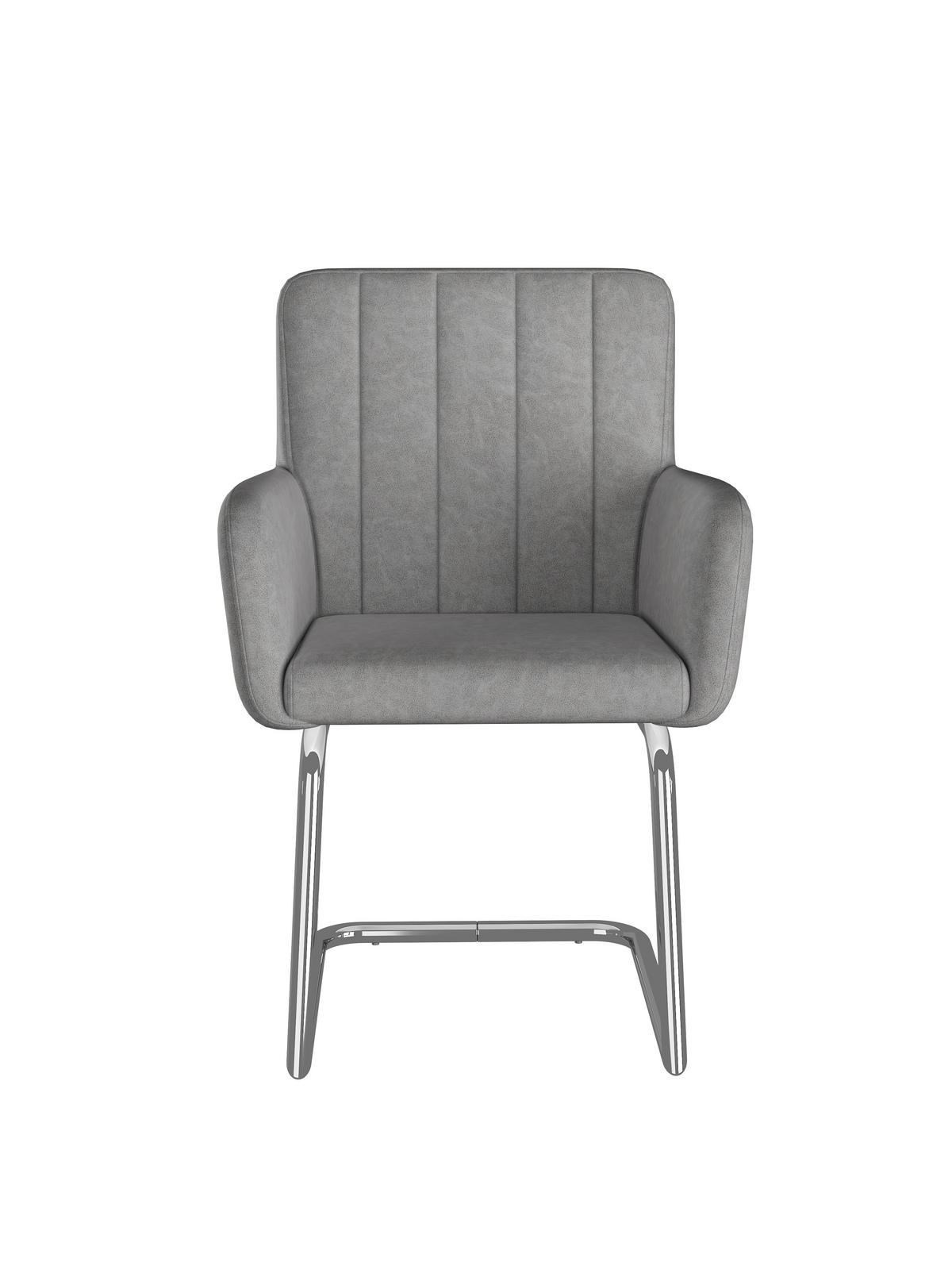 SCHWINGSTUHL DE-35882 2er-Set mit Z-förmigen Metallbeinen Grau - Grau, Metall (57/86/56cm) - ComfortXL