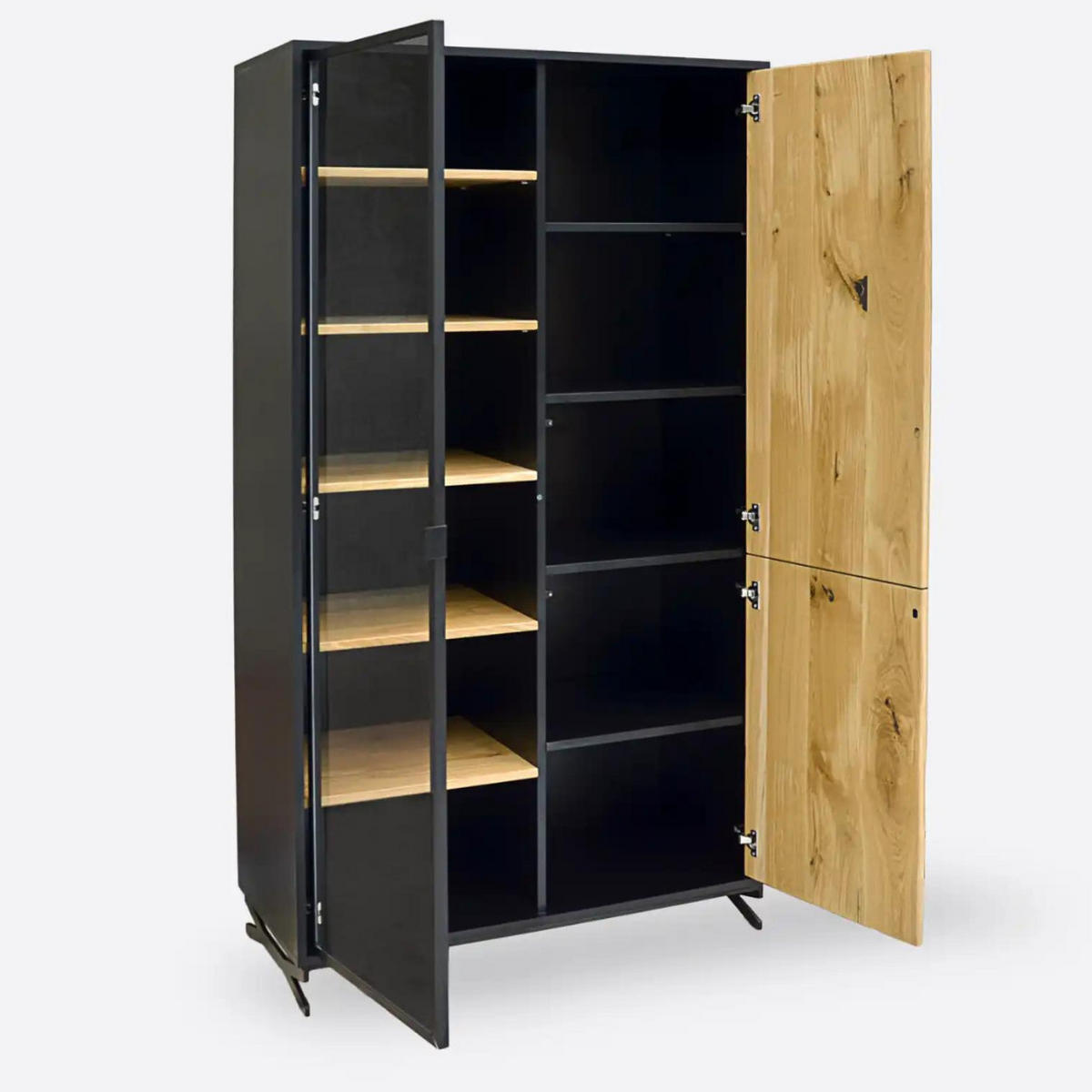 BÜCHERREGAL aus Holz 100cm breit CASTEL - Eichefarben, Holz (100/185/45cm) - Rawood Furniture