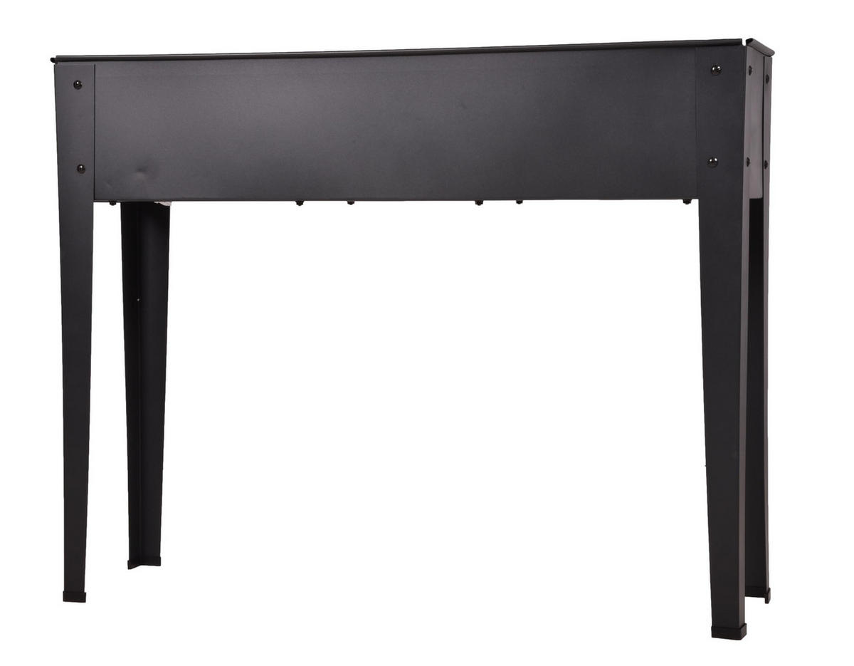 HOCHBEET Bari Anthrazit Stahl Metall-Hochbeet für Garten - Anthrazit, Metall (26.5/80/102cm) - DELUKE