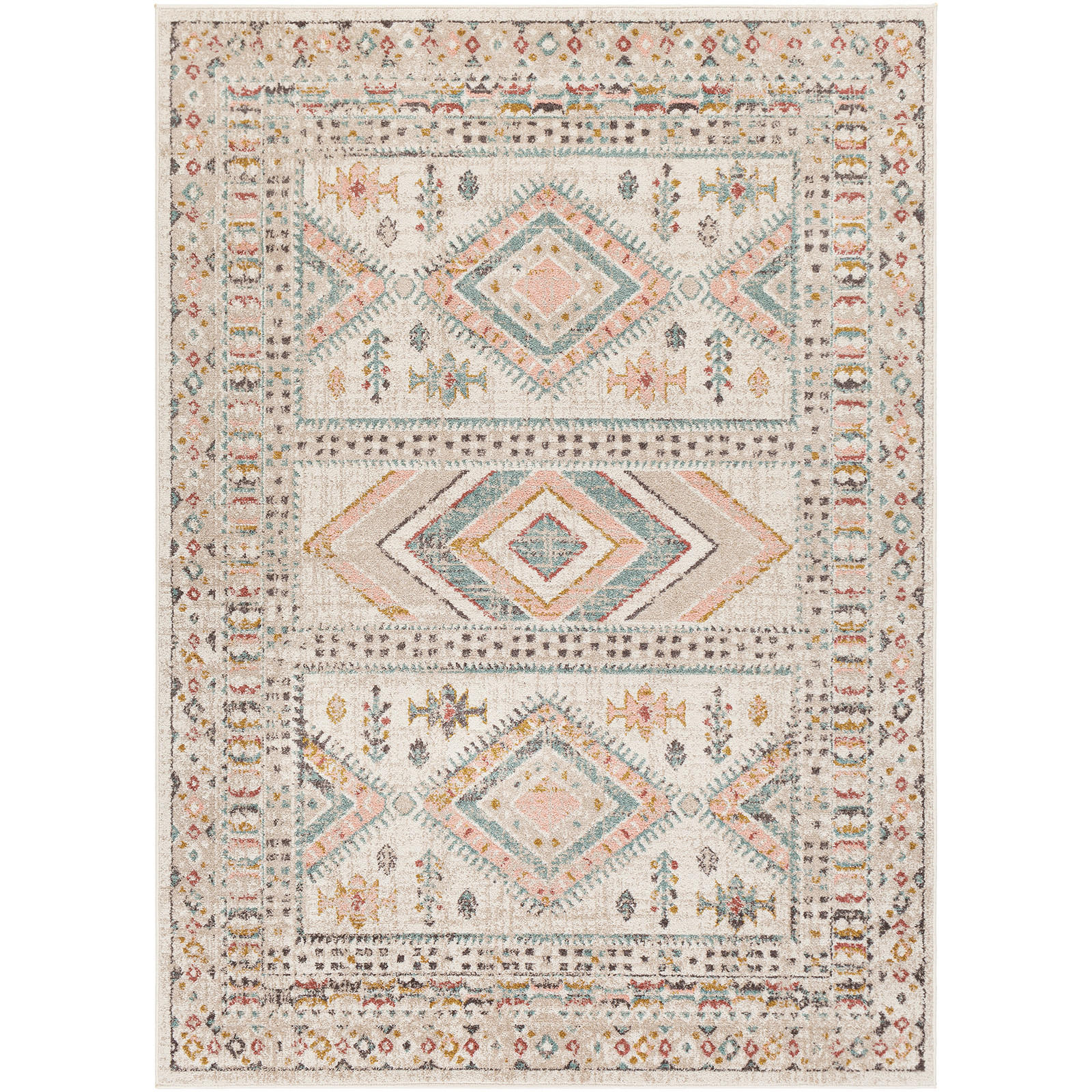 KURZFLORTEPPICH 200/275 cm Grau - Orange, Naturmaterialien/Textil (200/275cm) - LIVABLISS