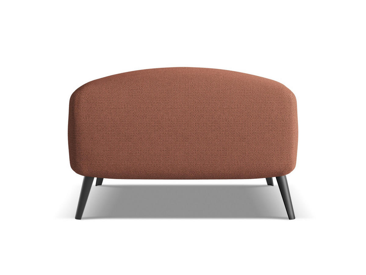 POUF Chenille Stoff Pink - Pink/Hellrosa, Textil/Metall (65/44/65cm) - Makamii