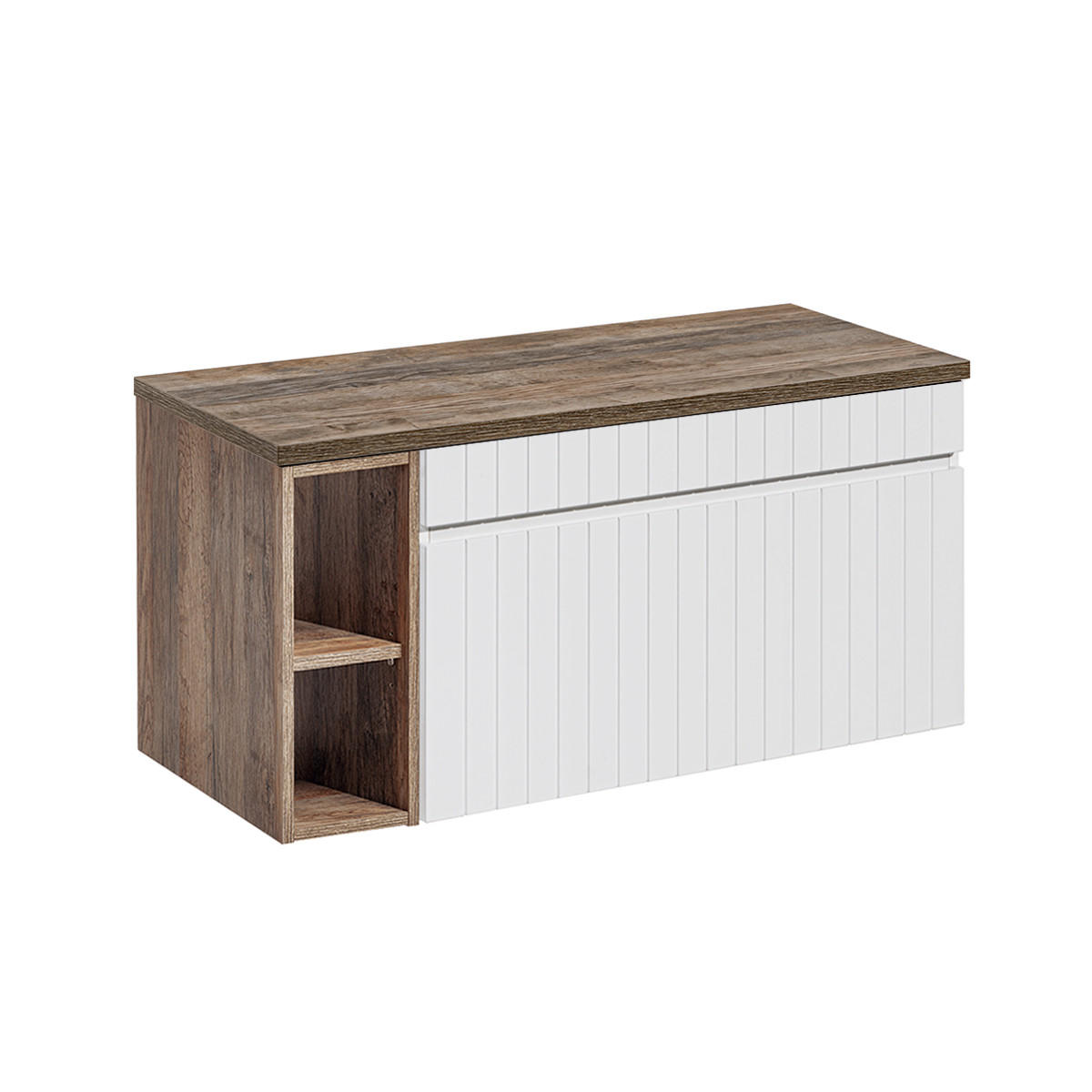 UMYVADLO 100cm Zelie Bílá - bílá, kompozitní dřevo (100/48/46cm) - Petits-meubles