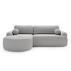 ECKSOFA Aurio Grau Links - Grau, Holz/Textil (177/261cm) - Graingold