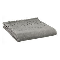 DUSCHTUCH Julia grau 70 x 140 cm - Grau, Textil (70/140cm) - Vivaraise