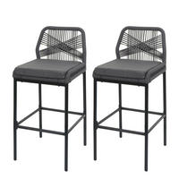 BARSKI STOL Anthracit, siva - siva/antracit, kovina (45/101/52cm) - MCW