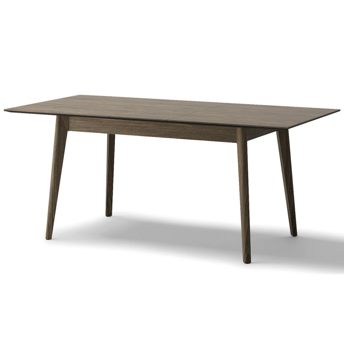 JEDÁLENSKÝ STÔL Plot rozkladací tmavý dekor duba, 145 x 220 x 85 cm - tmavohnedá, drevo/kompozitné drevo (85/145/77cm) - Selsey