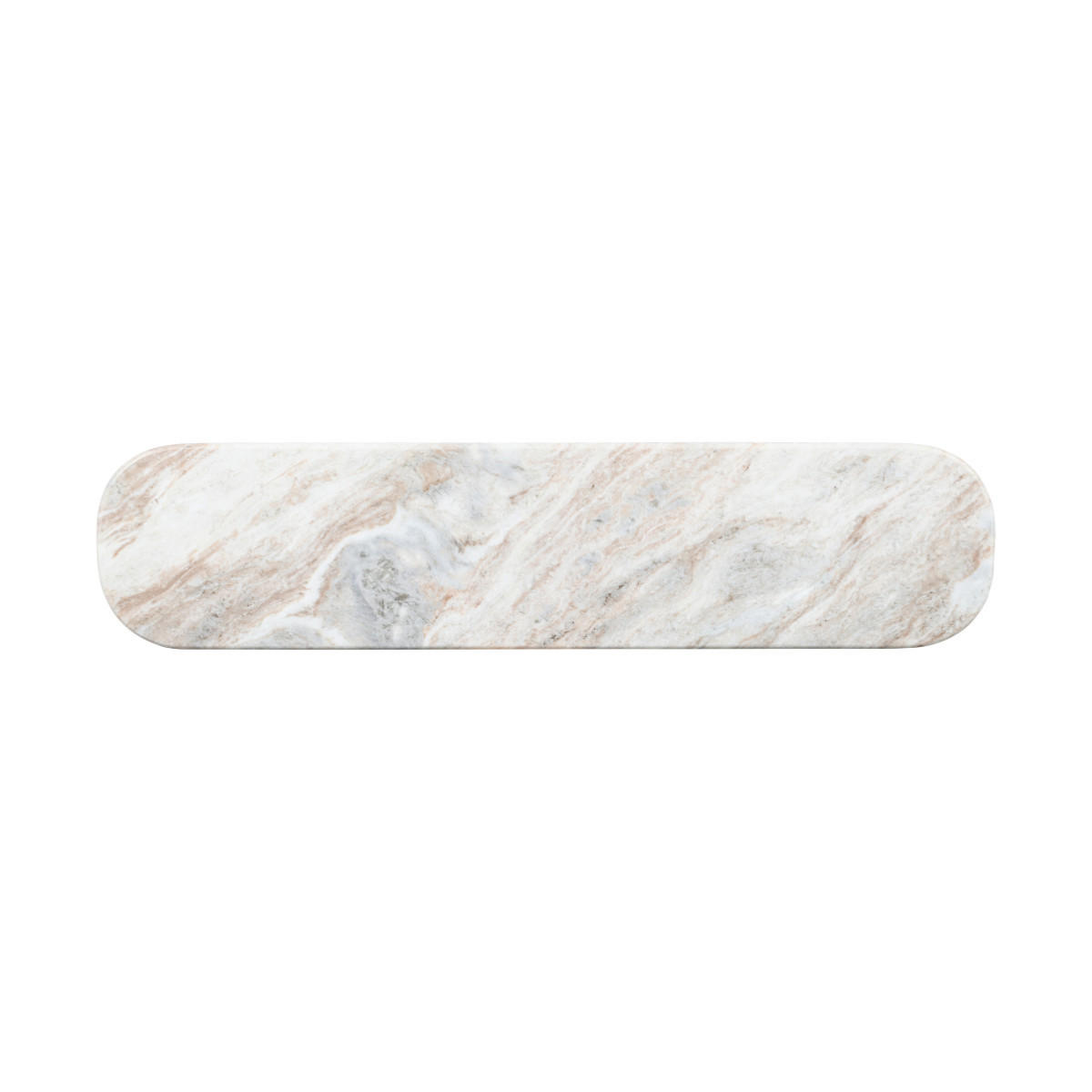 KONSOLENTISCH aus Massivholz und Marmor 165/77/38 cm - Blau, Holz (12/38/77cm) - Signature