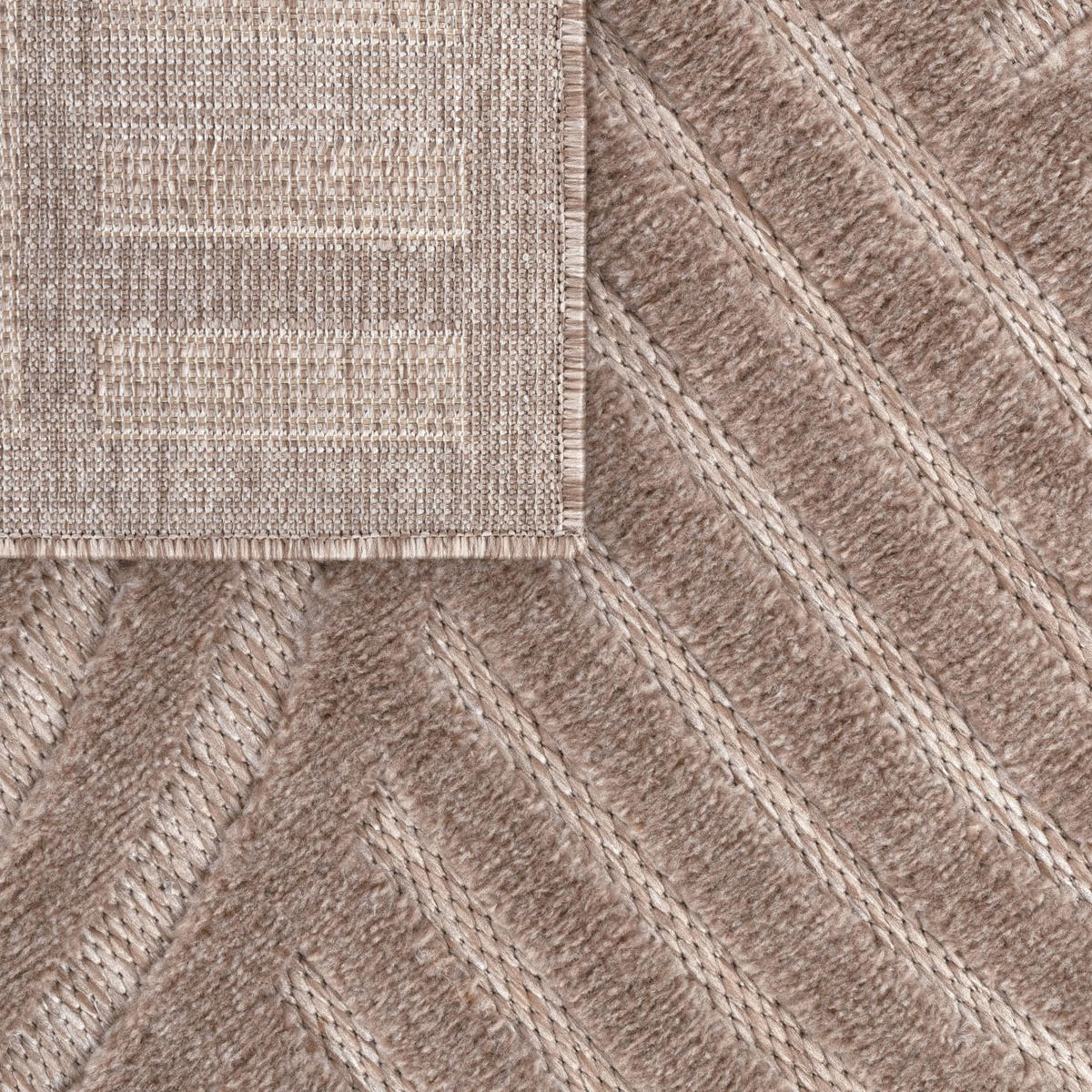 OUTDOORTEPPICH Ethno Beige 120 x 160 cm - Beige, Kunststoff (120/160cm) - TT Home