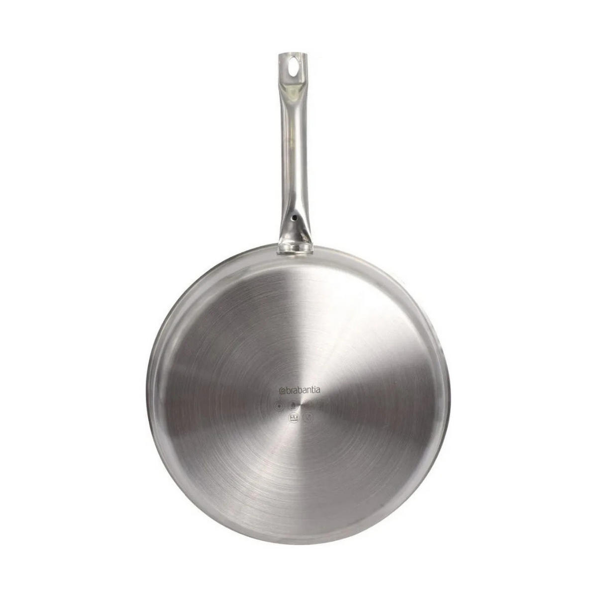BRATPFANNE Santiago 28 Cm Edelstahl Silber - Silberfarben/Schwarz, Metall (28cm) - Brabantia