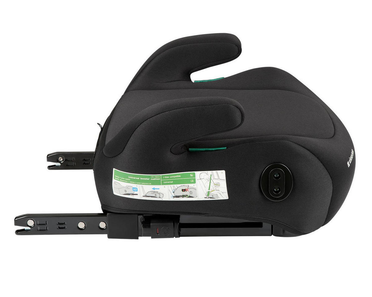 KINDERSITZ i-Tip Isofix 125-150 cm black Armlehne, i-Size Kindersitz, Sicherheitsgurt, vorwärts gerichtet - Schwarz, Kunststoff (42/21/35cm) - Kikka boo