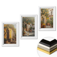 WANDBILDER 3er-Set - 20x30 cm Weißer Rahmen - Zitrustöpfe für sonnige Terrassen - Weiß, Kunststoff (20/30cm) - ArtPrintCave