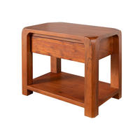 NACHTTISCH Akazie 60x40x50 honig lackiert BUENO #025 - Braun, Holz (60/50/40cm) - Massivmoebel24