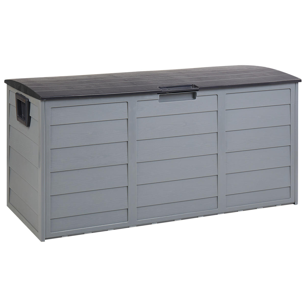 AUFBEWAHRUNGSBOX Beige Locarno - Beige/Grau, Kunststoff (112/53/50cm) - Beliani