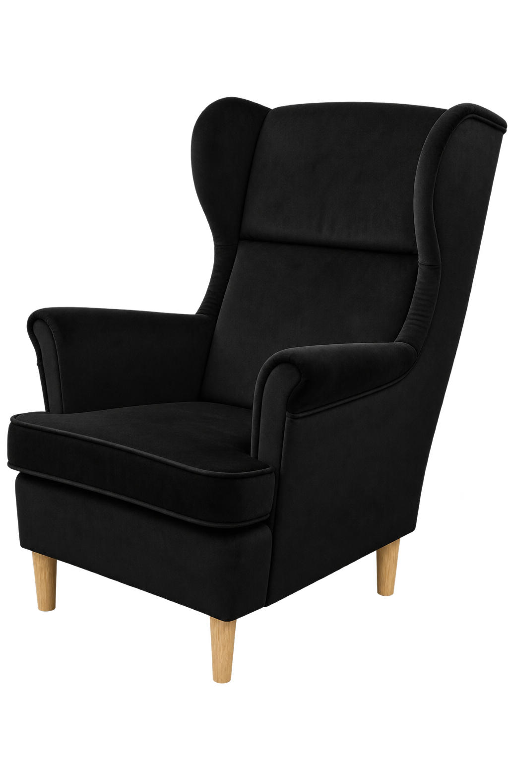 OHRENSESSEL Teramo III 72x102 cm, schwarz - Schwarz, Kunststoff (72/102/63cm) - Margaret Hadas24