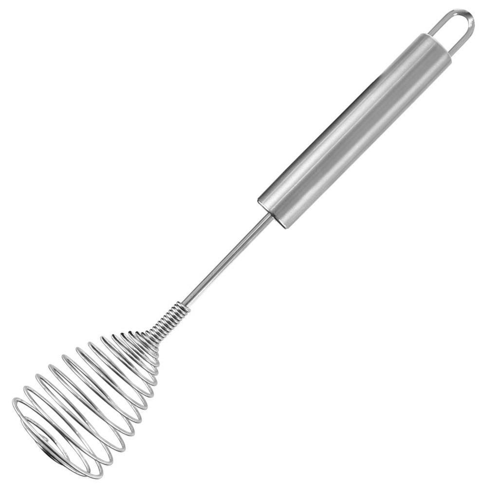 SPIRAL-SCHNEEBESEN Stahl 26 cm - Silberfarben, Metall (26cm) - Orion 