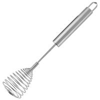 SPIRAL-SCHNEEBESEN Stahl 26 cm - Silberfarben, Metall (26cm) - Orion 