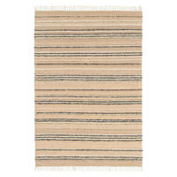 TEPPICH handgefertigt Naturmaterialien beige - Beige, Textil (160/230cm) - AFK Living