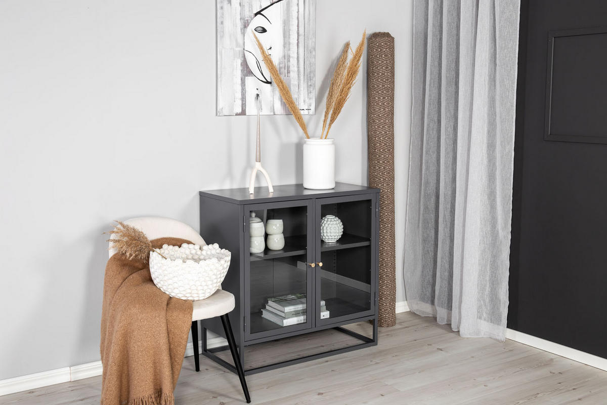 DELETE - Hellgrau, Holzwerkstoff (85/85/40cm) - ebuy24