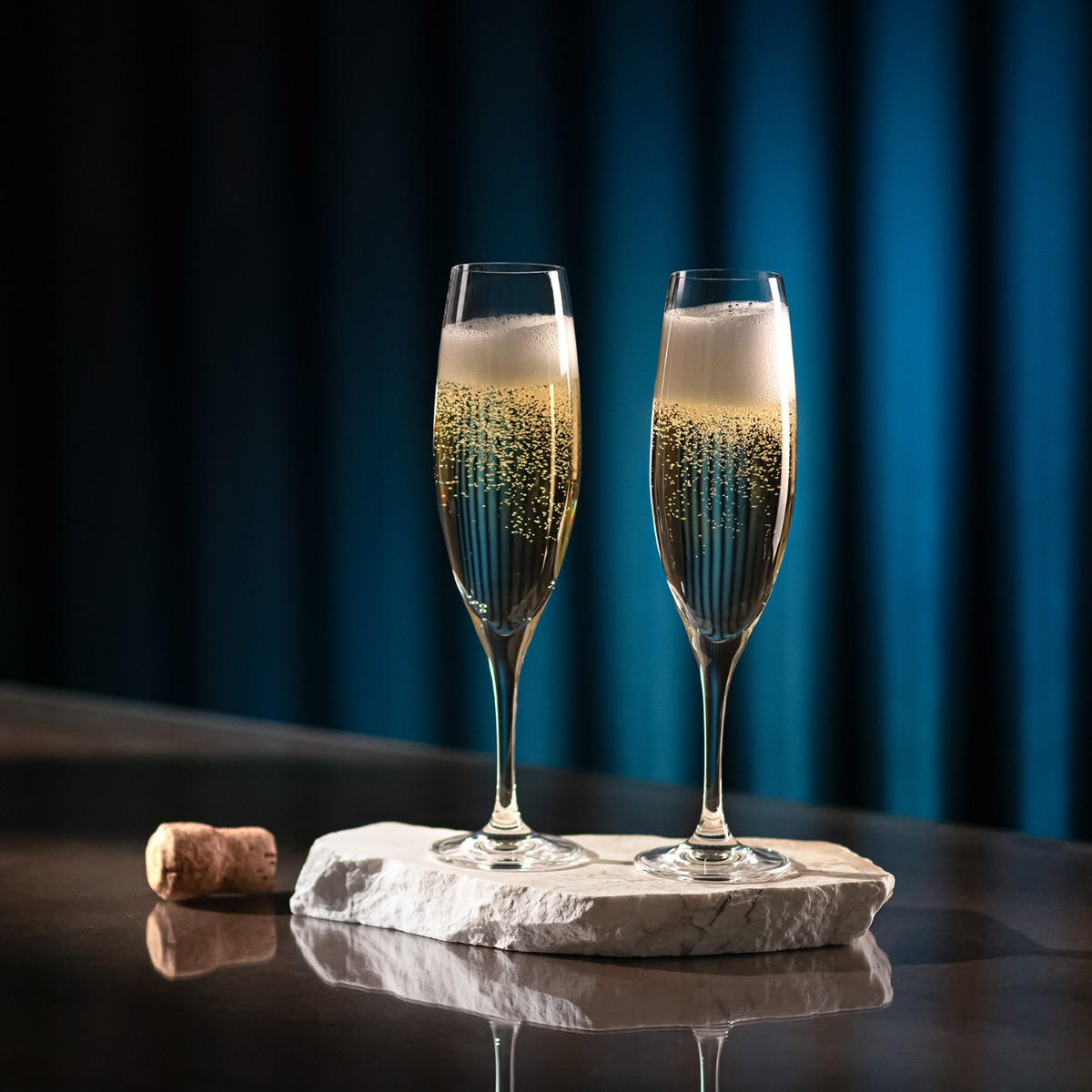 SEKTGLÄSER VENEZIA, 6ER-SET, 210 ML - Transparent, Glas (0.21L) - Krosno Glass