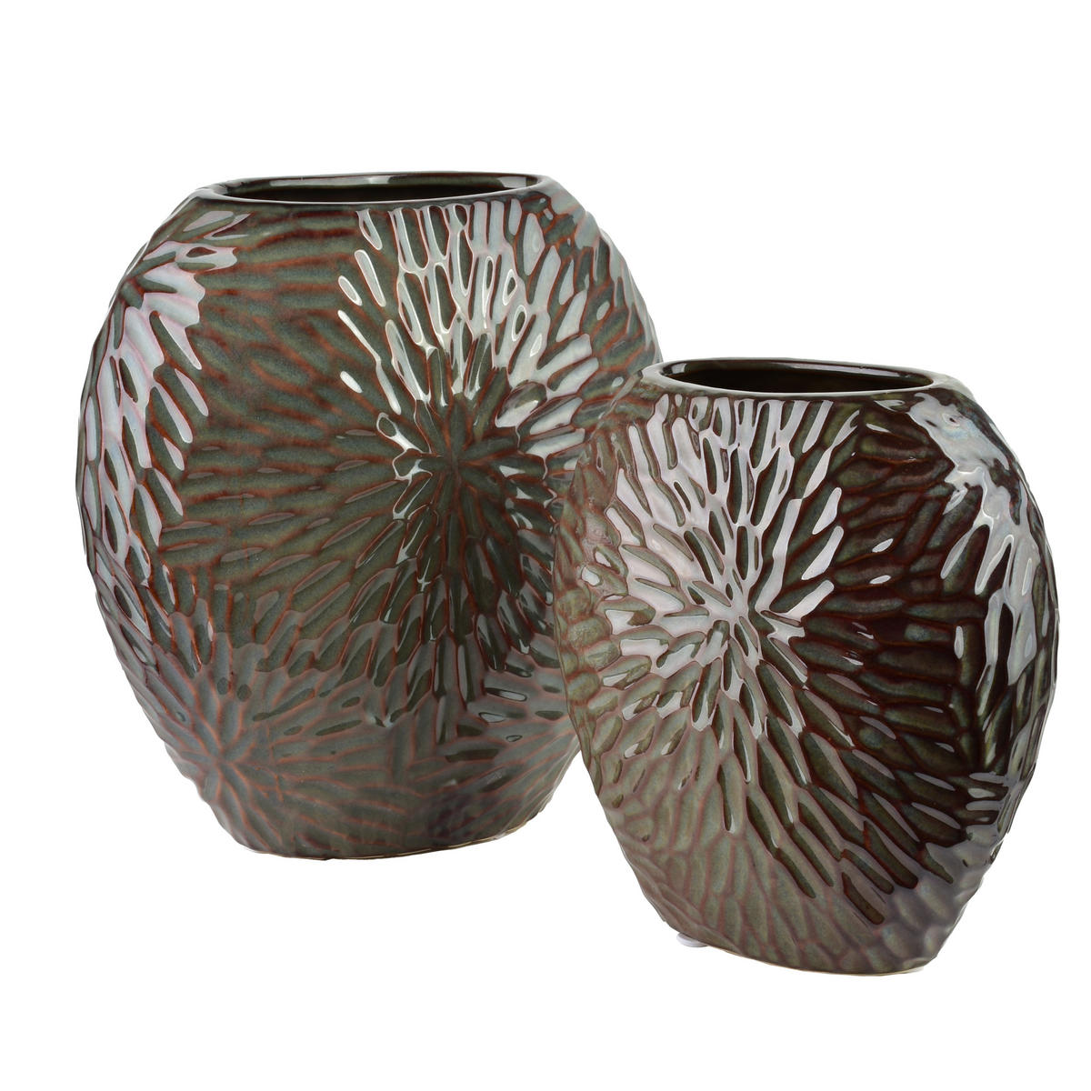 VASE Lettu lila 25/12/26 cm Keramik - Lila, Keramik (26cm) - Mondex